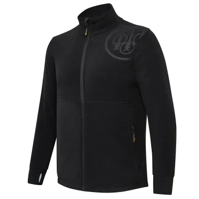 HP Logo Full Zip Fleece mikina - Black