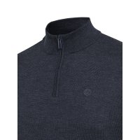 Merino Half Zip svetr - Ebony